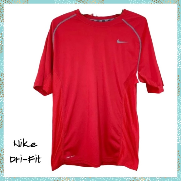 Nike Other - 🎀 Nike Red Dri Fit Short Sleeve Men’s Tee M